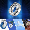 Car 4pcs 25x47x12mm Car Single Row Deep Groove Ball Bearings Silver Tone