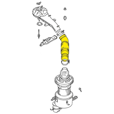 Toyota Hilux Air Hose (1988–1997)