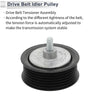 Ford Transit (2012-2024) - Black 1 Pc Drive Belt Idler Pulley