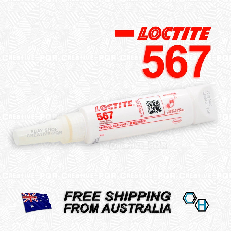 Tapered Coarse Threads Loctite 567 50ml Low Strength Sealant