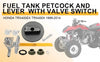 Honda TRX400EX TRX400X Fuel Tank Petcock Valve Switch and Lever (1999–2014)
