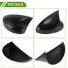 Honda Civic LX EX Sport Si Sedan Black Mirror Cover Caps (2016-2021)