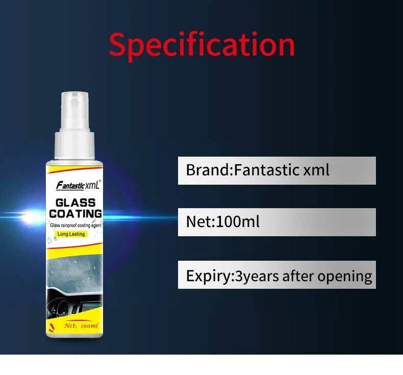 Fantastic xmL 100ml Glass Mirror Windshield Rain Water Proof Coating Repellent