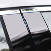Cadillac ATS 6Pcs Door Window Trim Black Cover Pillar Posts (2013–2019)