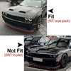 Dodge Challenger SRT Hellcat Yellow Front Splitter Bumper Lip Protector Set