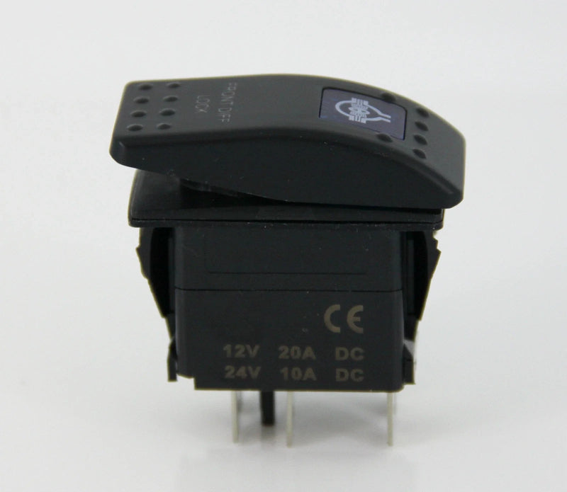 Dual LED Backlit Rocker Switch Tray Lights