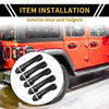 Jeep Wrangler JL Set of 2 Door Tailgate Handle Covers (2018-2023)
