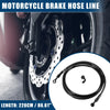Motorcycle 1x 220cm Length Motorcycle Hydraulic Brake Line with Banjo