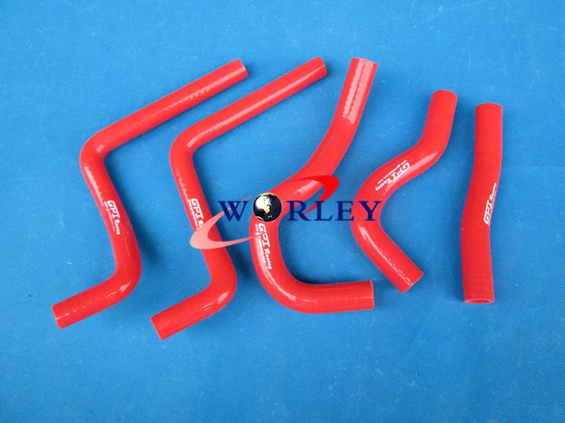 Honda CR125 CR125R Aluminum Radiator + Red Hose (2002-2003)