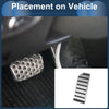 Honda Accord (2018-2021) - Aluminum Alloy Silver Tone Footrest Pedal Cover