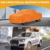 Chevy Silverado (2014-2023) - Orange 210D-PU Waterproof All Weather Car Cover