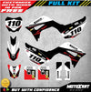 Honda CRF 110 (2019-2020) - EURO RED Custom Sticker Kit
