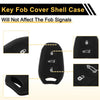 Peugeot 208 / e208 Black Key Fob Shell Cover Case (2019-2023)