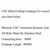 Universal Motorcycle CNC Folding Foot Pegs (Gre, F3)