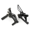 Triumph T595 509 955i 1050 Speed Triple Black Rearset Footpegs (2006-2012)