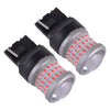 7443 Brake Tail Reverse Lights Red 58SMD LED Bulbs (7440)
