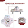Honda Fourtrax 200 TRX200 2Pcs Rear Wheel Hub (1986–1997)