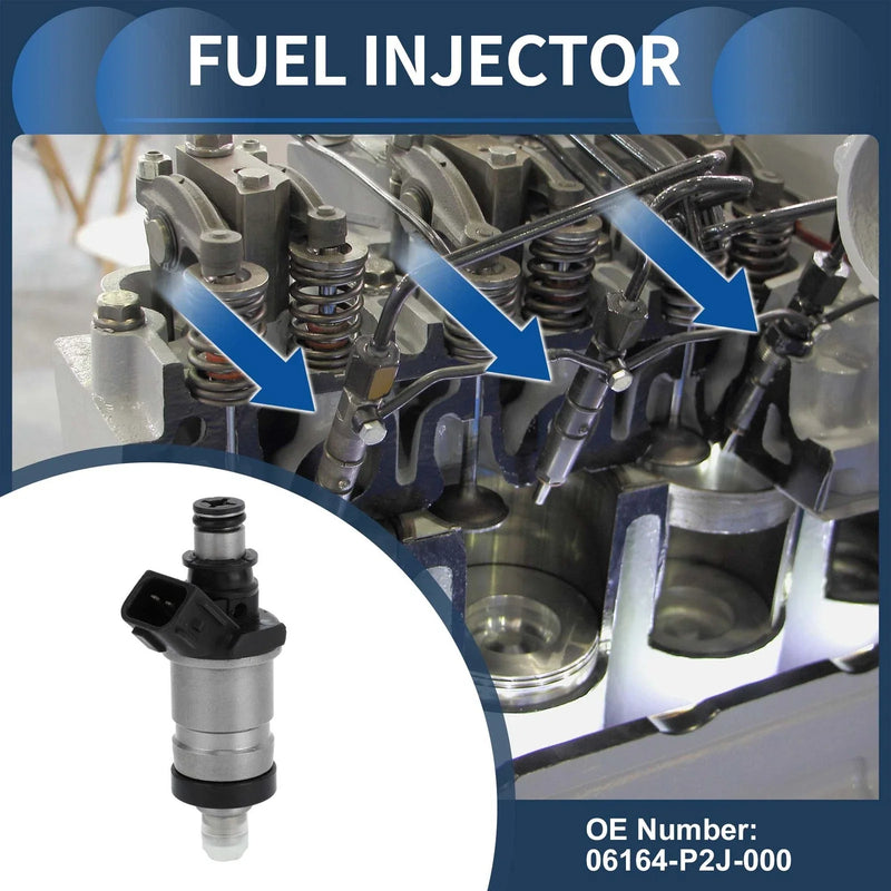 Honda Civic EX 1996-1998 1.6L Black 1 x Unit Fuel Injector