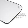 Dodge Durango, Jeep Left Side White Mirror Glass w/ Back Heated