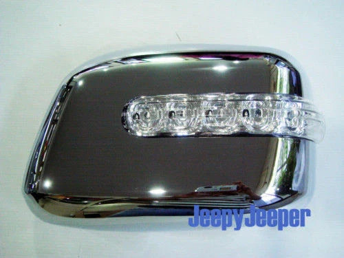 Nissan Frontier Navara R Chrome Mirror Cover LED (2005-2014)