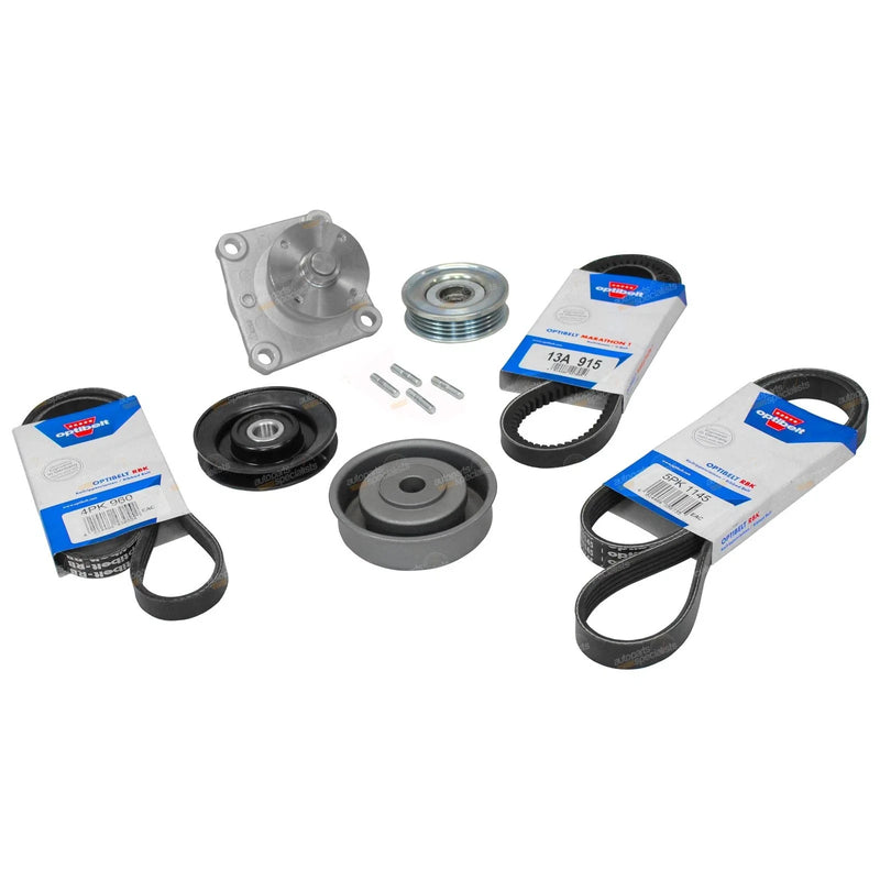 Mitsubishi Triton MK Fan Belt + Pulley Kit (1996-2006)