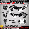 KTM SXF Custom Decals GLOW BLACK STYLE (2007-2010)