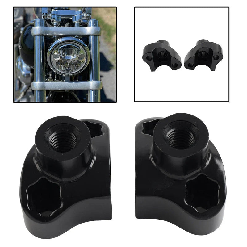 Harley Dyna Heritage Softail Sportster 1" CNC Handlebar Risers