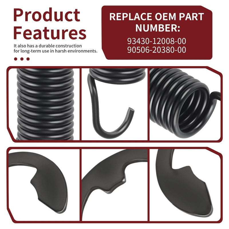 Yamaha Blaster 200 Rear Brake Pedal Spring & Circlip (2003–2006)