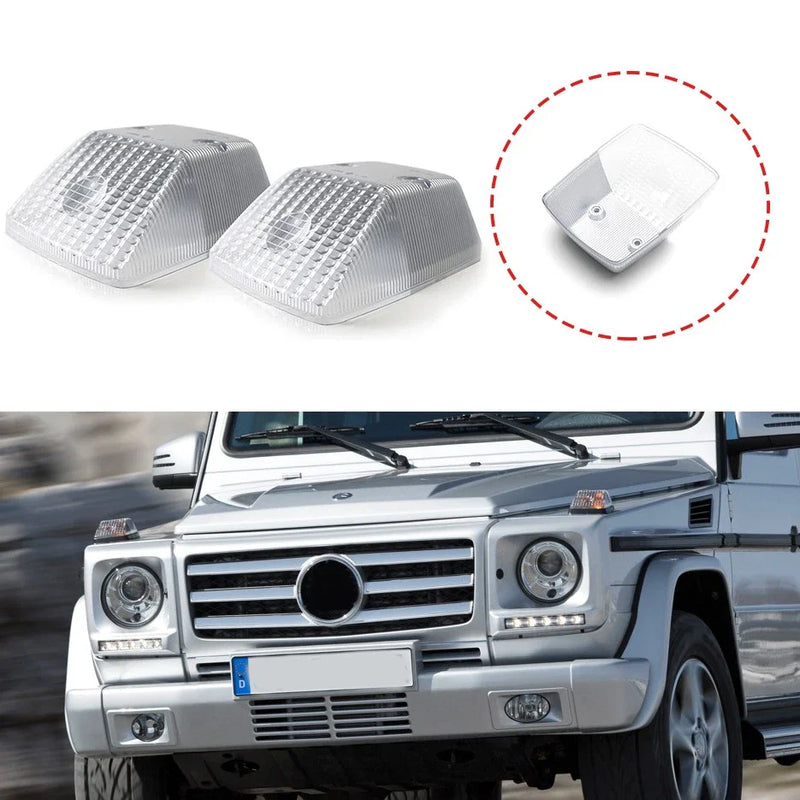 Benz G-CLASS W463 G63 G550 G500 Clear Side Signal Lens (1980–2018)