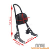 Harley Sportster XL1200 XL883 Detachable Sissy Bar (2004-2019)