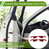 Toyota Camry (2018-2022) 4 x Red ABS Interior Door Handle Bowl Cover Trim