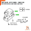 Toyota Hilux Ute LN85 Steering Column Cover (1988-1996)