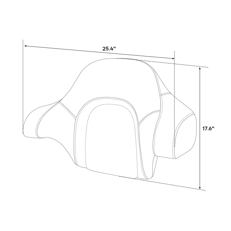 Harley Touring Street Glide Road Glide Backrest Passenger (2014-2025)