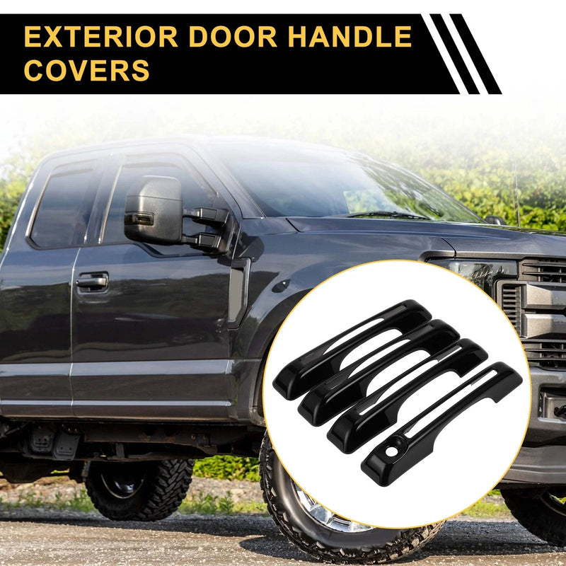 Ford Maverick (2022-2023) Glossy Black Car Door Handle Protector Set