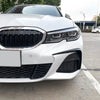 BMW G20 M Sport 2 x Gloss Black Front Side Air Vent Trims (2019-2022)