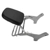 Honda Shadow VT750 C2 VT400 1997-2003 Black & Silver Sissy Bar Backrest