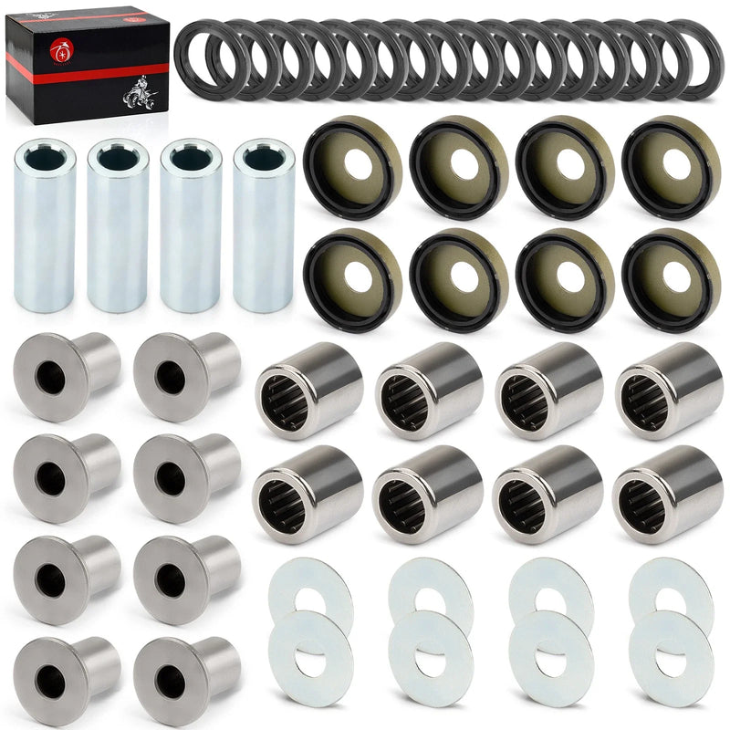 Kawasaki KFX400 A-Arm Bushing Oil Seal Kit Front Upper Lower (2003–2006)