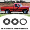 Ford 7.3L Powerstroke Fuel Bowl Drain Valve O-Rings Set (1994-2003)
