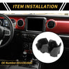 Jeep Wrangler (2001-2006) Coin Holder Black Cup Holder Insert