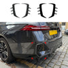 BMW 5-Series G60 Adhesive Rear Bumper Side Vent C Canards Trim