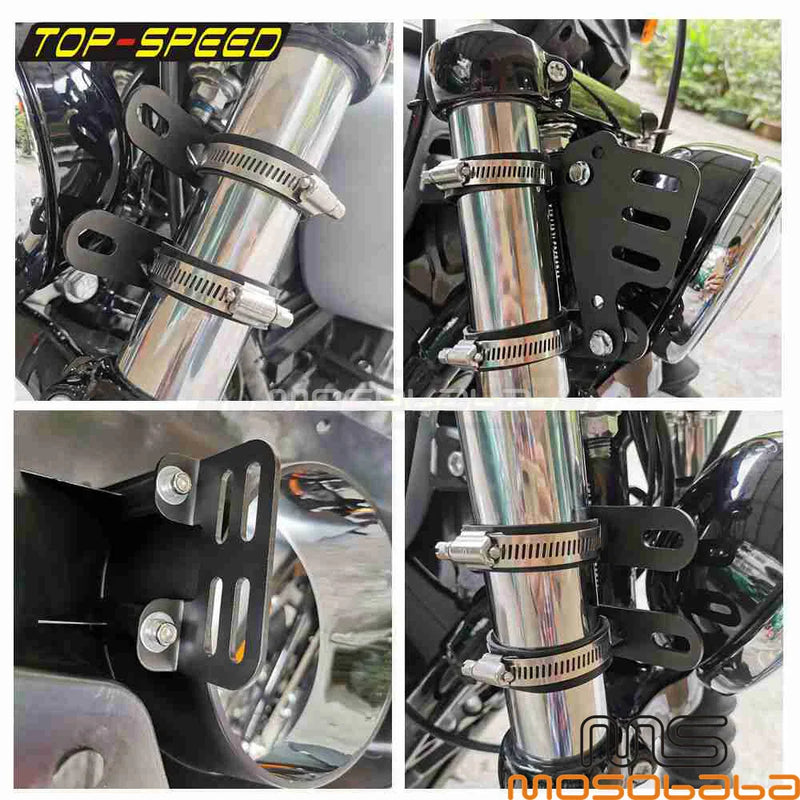 Harley Dyna Sportster Touring Motorcycle Headlight Windshield