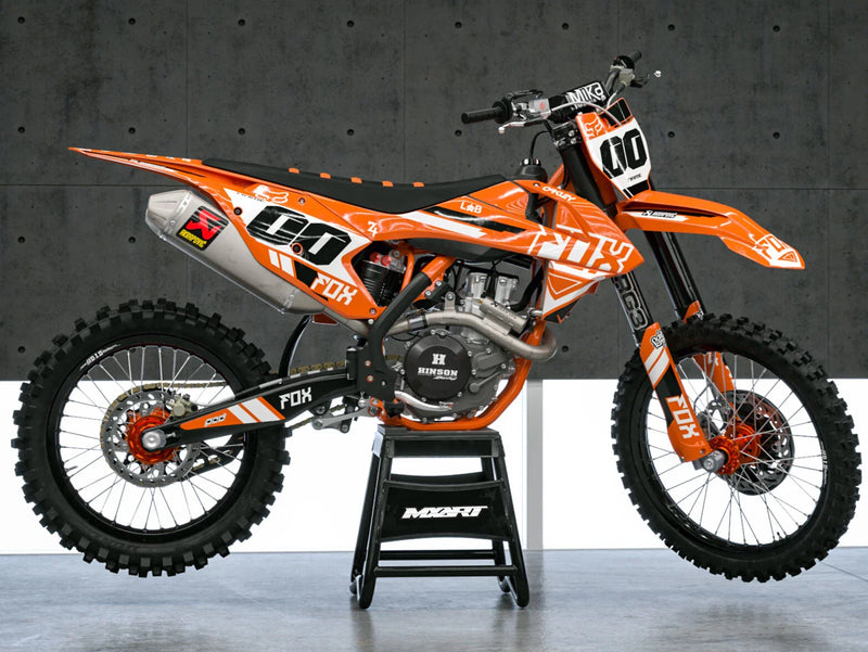 KTM SX GLOW STYLE Full Sticker Kit Decals (2007-2010)