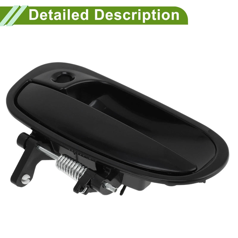 Honda Civic 1996-2000 Black Front Left Plastic Exterior Door Handle