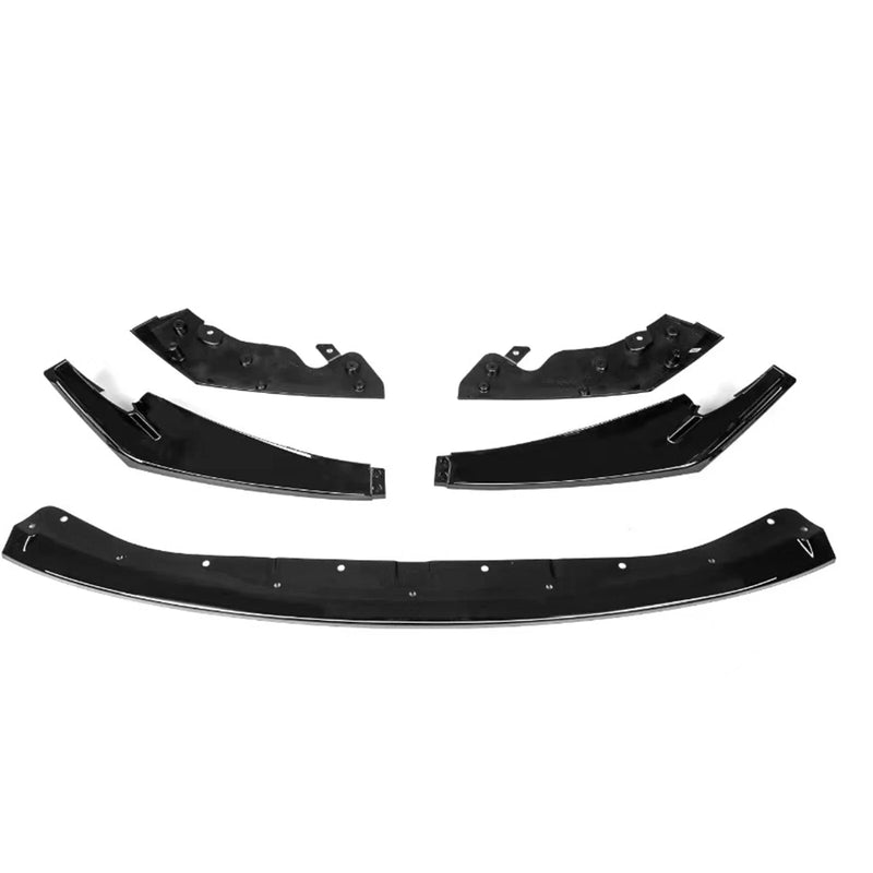 BMW G80 M3 G82 M4 (2021-2025) Black 5 x Front Bumper Spoiler Lip Splitters