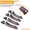 Chevrolet Cruze Carbon Fiber Black Door Handle Cover Trim -