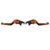 Honda ADV150 CNC Orange Extendable Brake Clutch Levers (2019-2020)