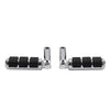 Harley Softail Heritage Fatboy Rear Passenger Footpegs Mounts (2000-2006)