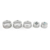 Toyota Camry Silver Air Conditioning Audio Button Switch Knob Covers (2018)