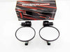 Motorcycle Rear View 7/8" Black Round Universal Soko Handlebar End Mirrors