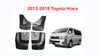 Toyota Hiace (2012-2018) 4 x Pieces Mudguards Fender Splash Proof Flaps